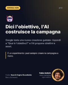 Dici l'obiettivo, l'AI costruisce la campagna