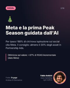 Meta e la prima Peak Season guidata dall'AI