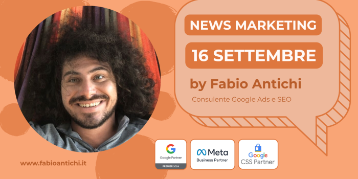 news marketing 16 settembre